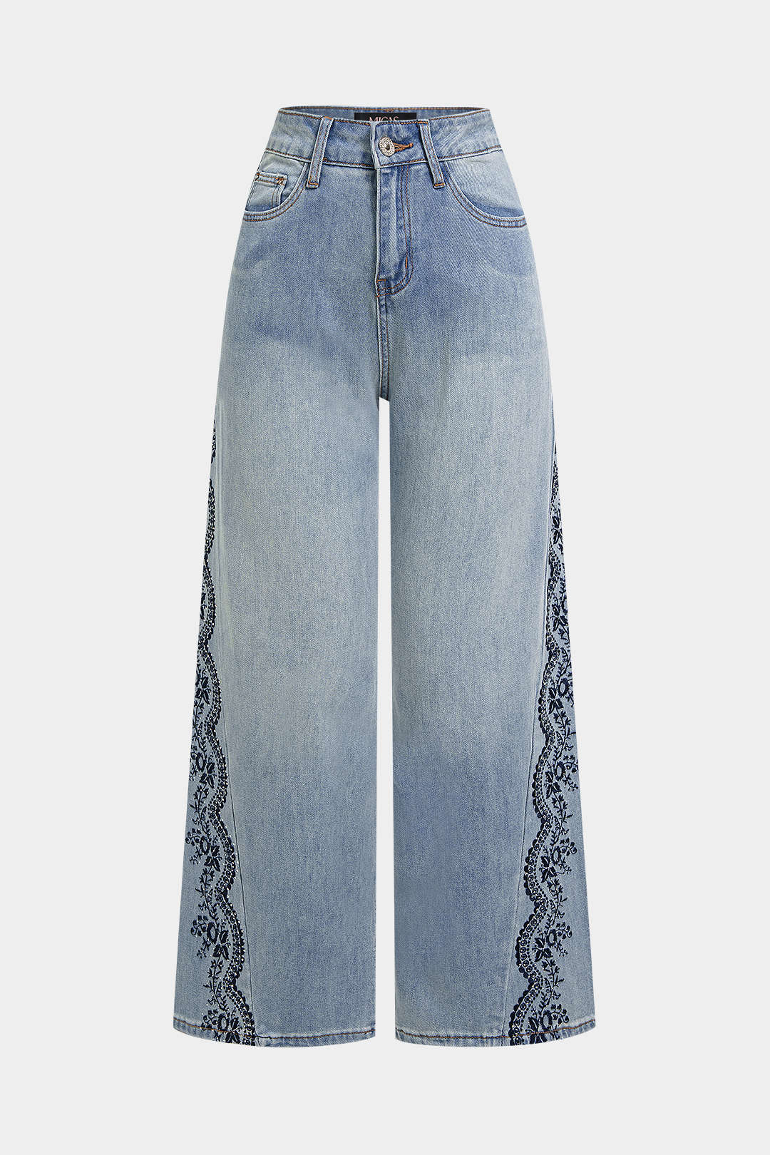 Willa London™ | Heritage Embroidered Denim Jeans