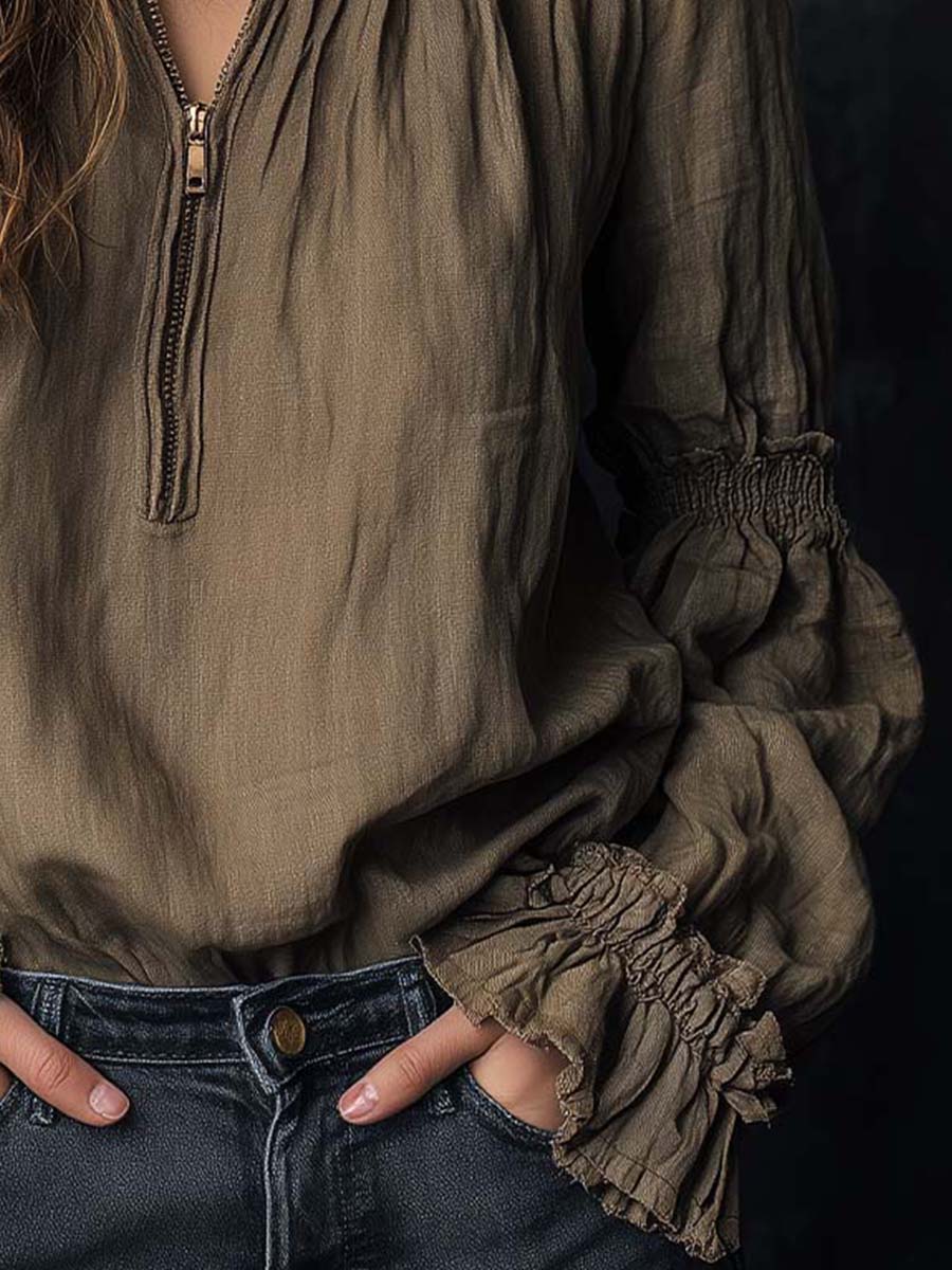 Willa London™ | Bohemian Ruffle Blouse