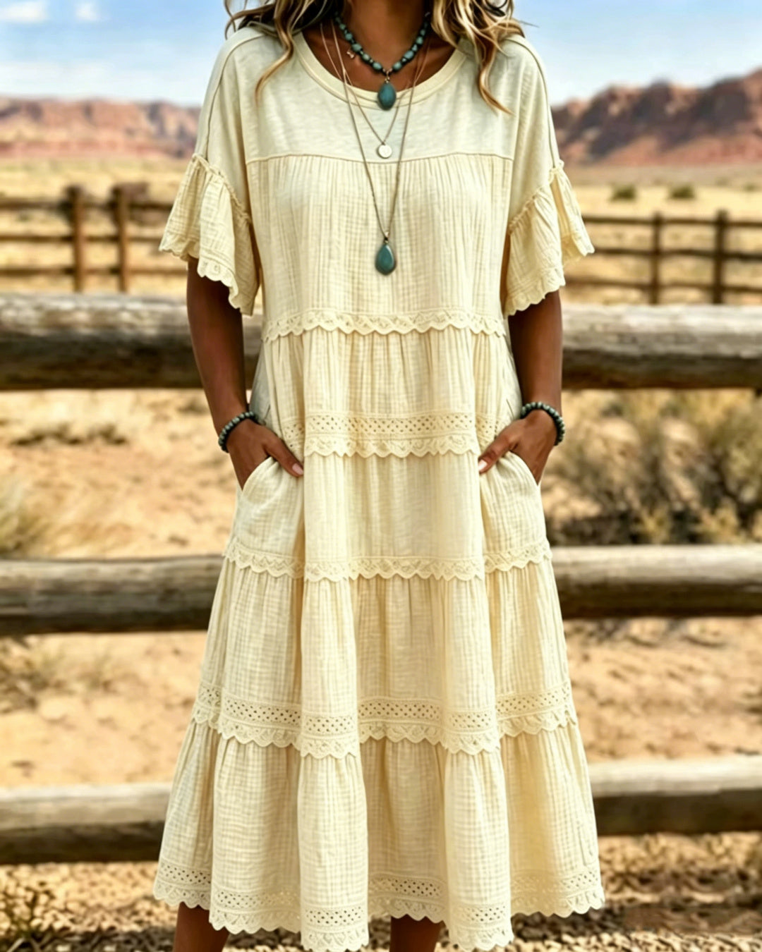 Willa London™ | Rosalynne Vintage Midi Dress