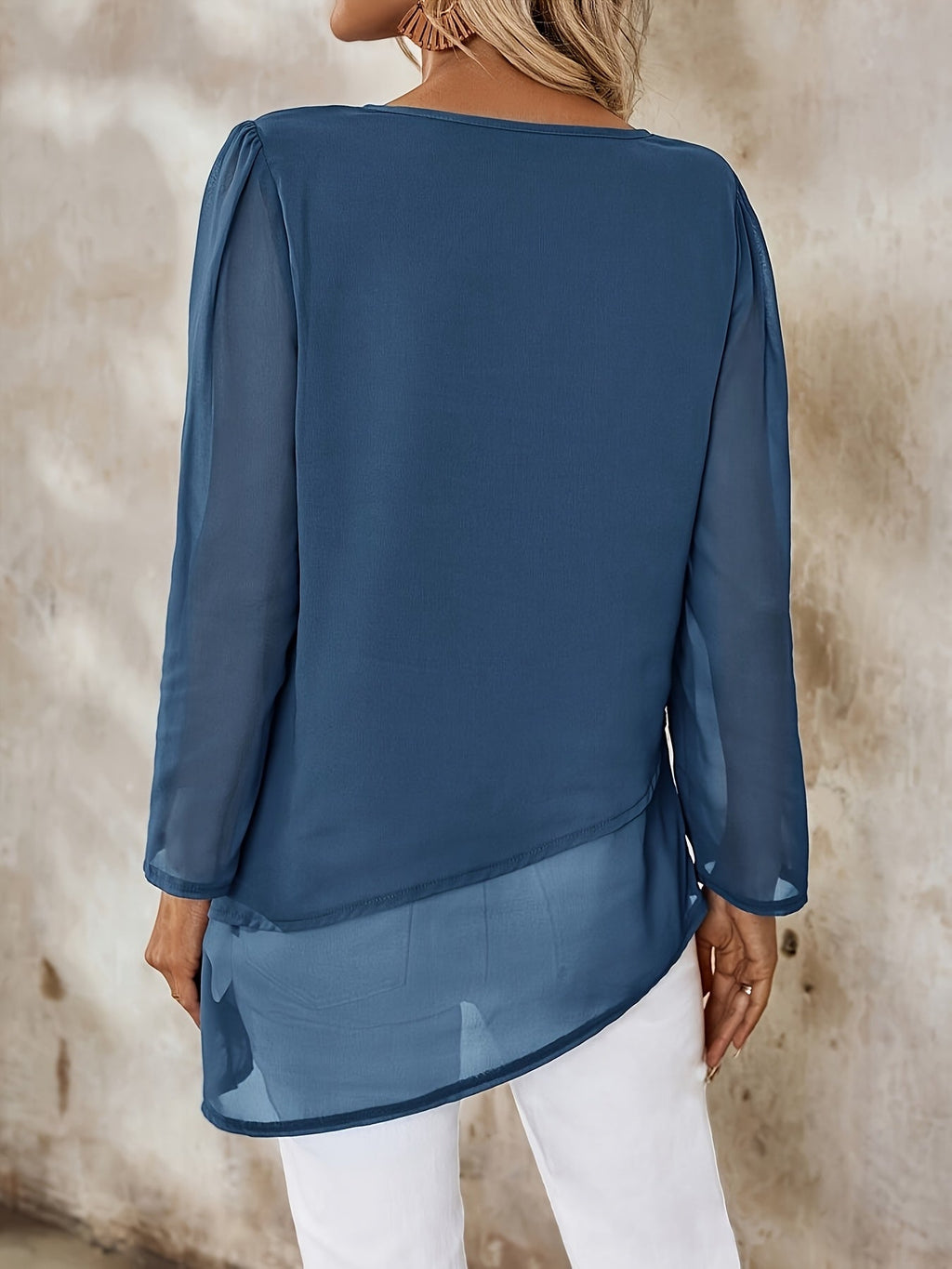 Willa London™ | Corisande Asymmetric Elegance Blouse