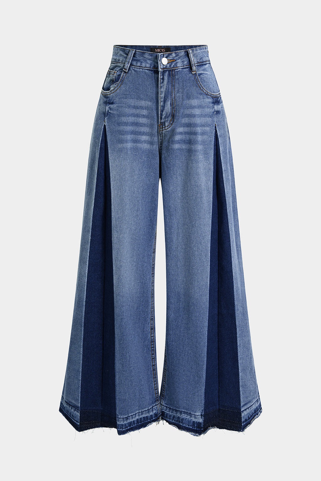 Willa London™ | Luxe Wide Leg Denim Trousers