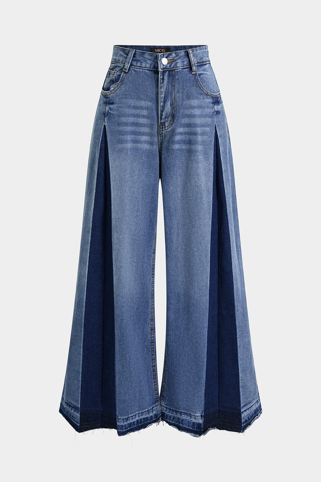 Willa London™ | Luxe Wide Leg Denim Trousers