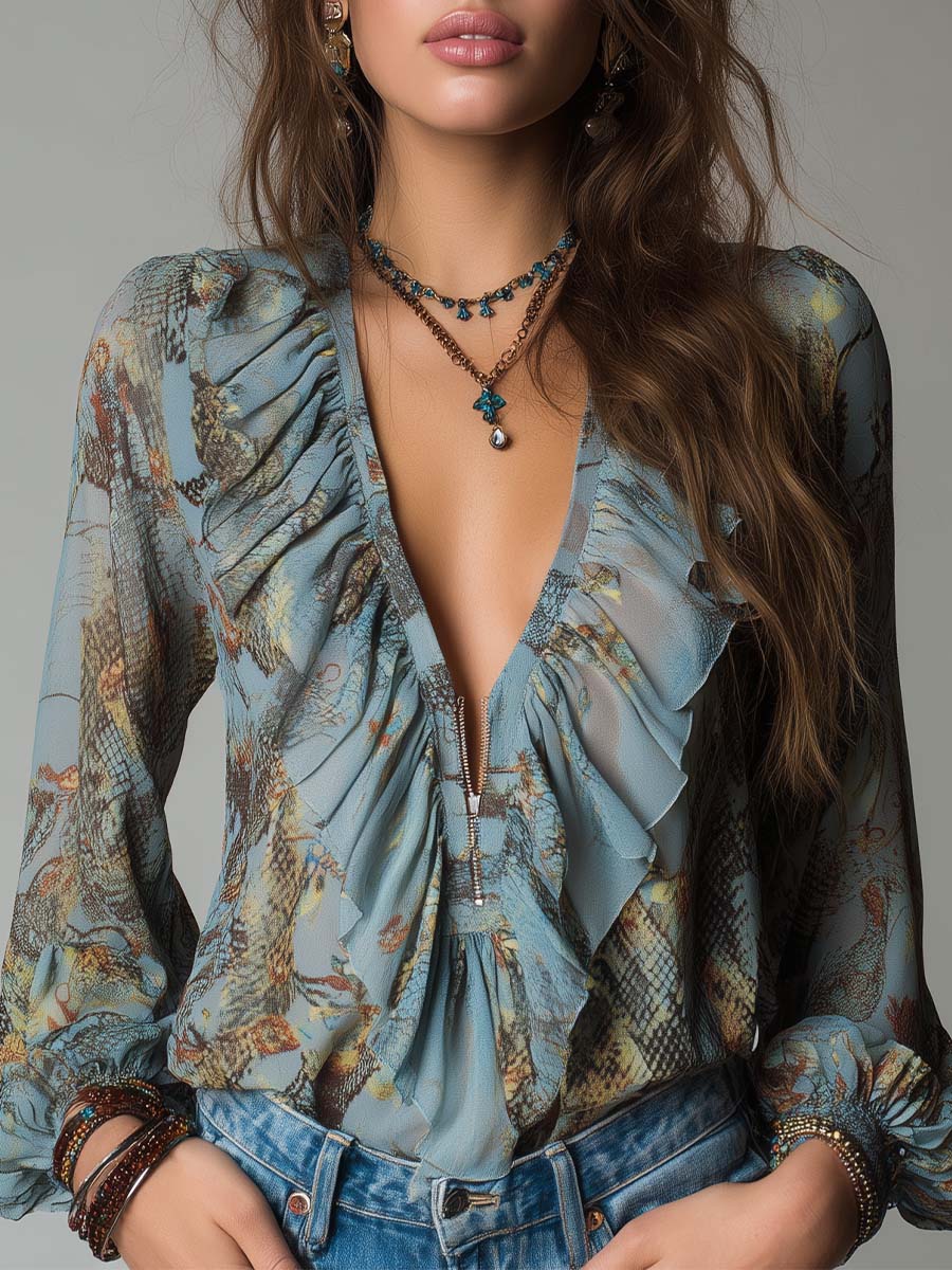 Willa London™ | Ethereal Ruffle Blouse