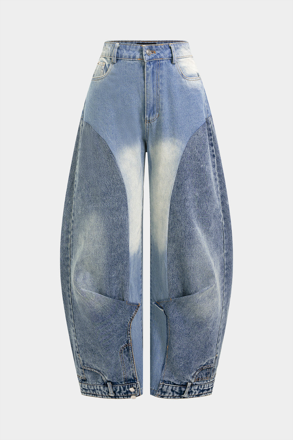 Willa London™ | Luxe Barrel Denim Trousers