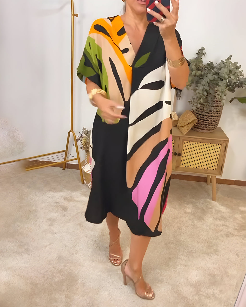 Willa London™ | Verdant Breeze Midi Dress