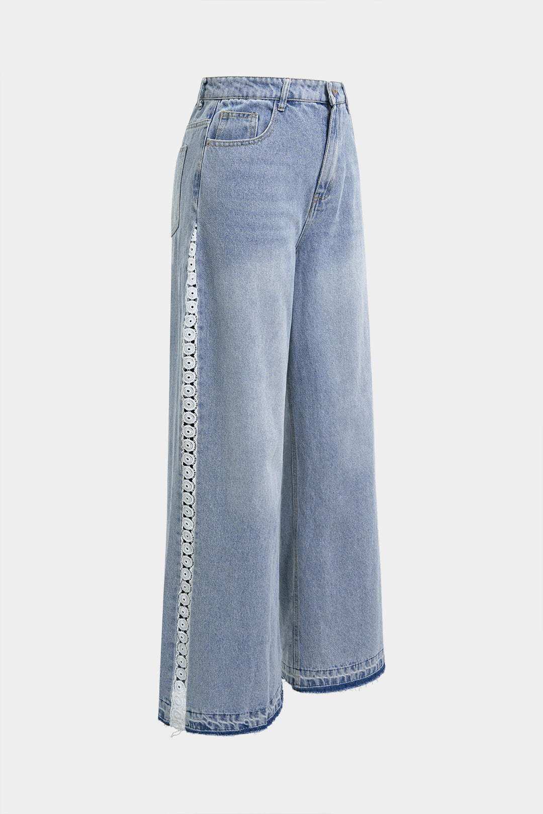 Willa London™ | Artisan Cut Out Denim Trousers