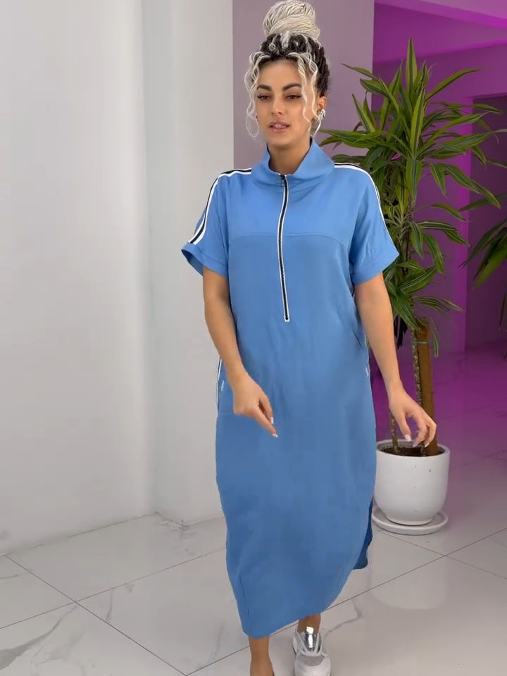 Willa London™ | Luxe Sport Chic Maxi Dress
