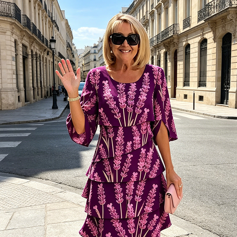 Willa London™ | Lavender Breeze Midi Dress