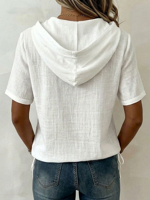 Willa London™ | Breezy Elegance Hoodie Top