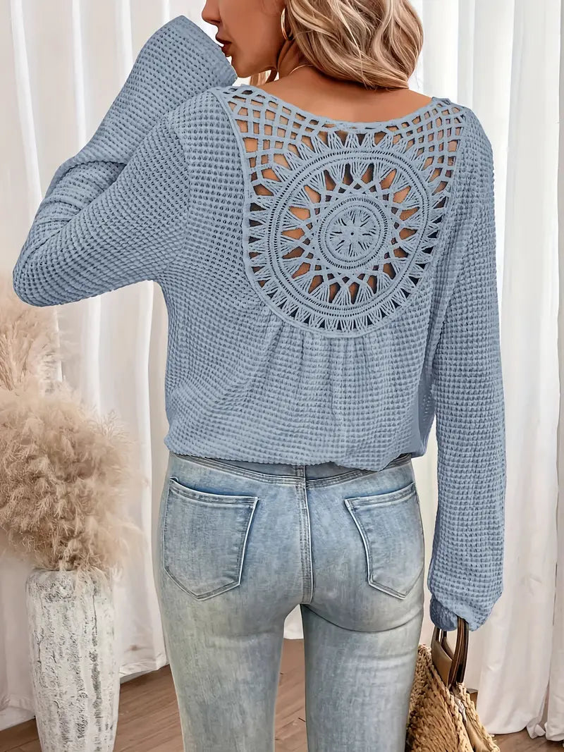 Willa London™ | Ibiza Lace Elegance Blouse