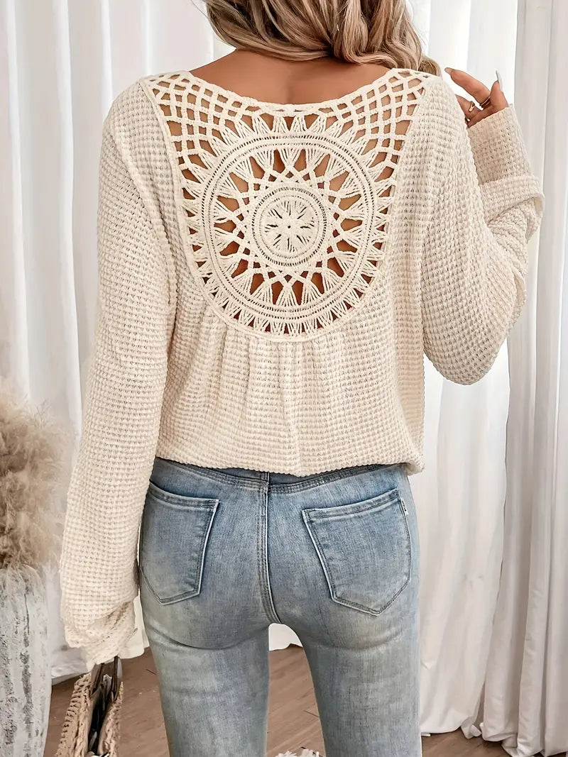 Willa London™ | Ibiza Lace Elegance Blouse