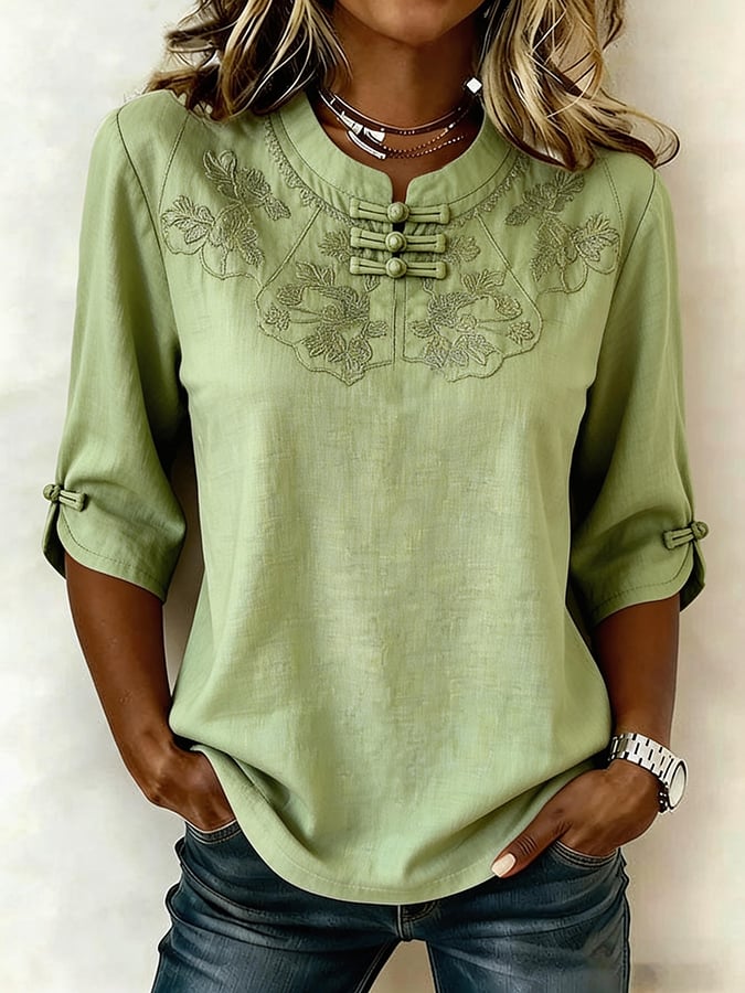 Willa London™ | Serene Embroidered Top