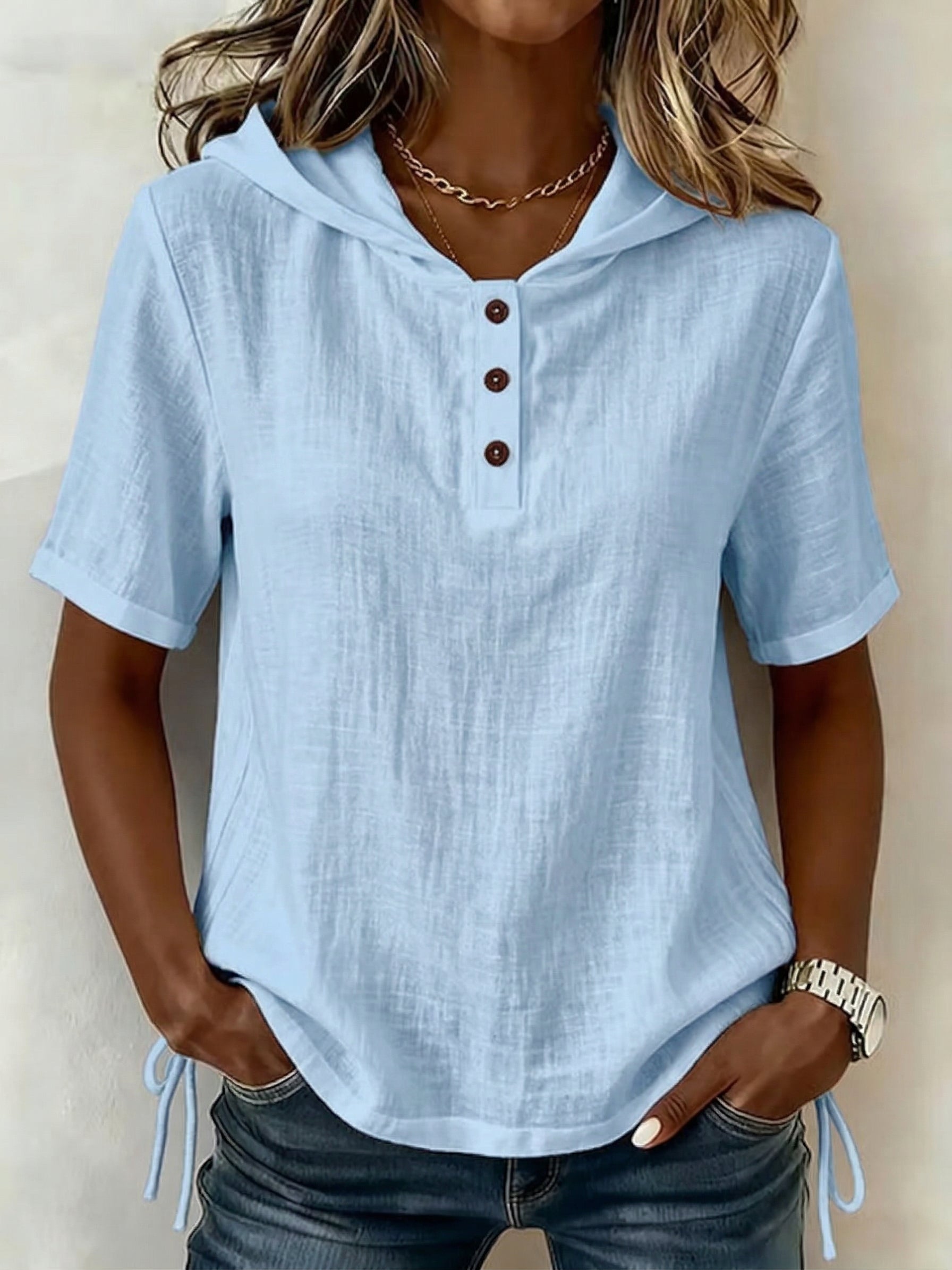 Willa London™ | Breezy Elegance Hoodie Top