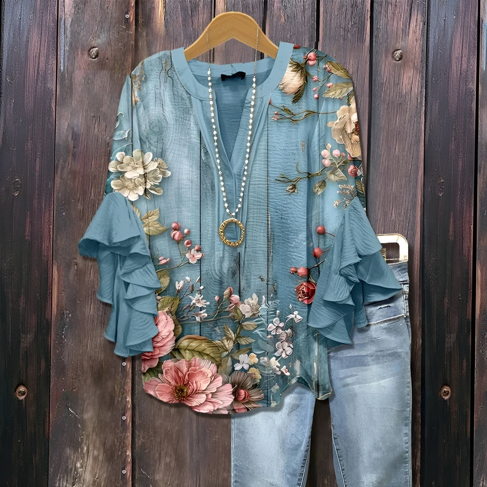 Willa London™ | Serene Leaf Blouse