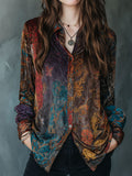 Willa London™ | Velvet Bohemian Blossom Shirt
