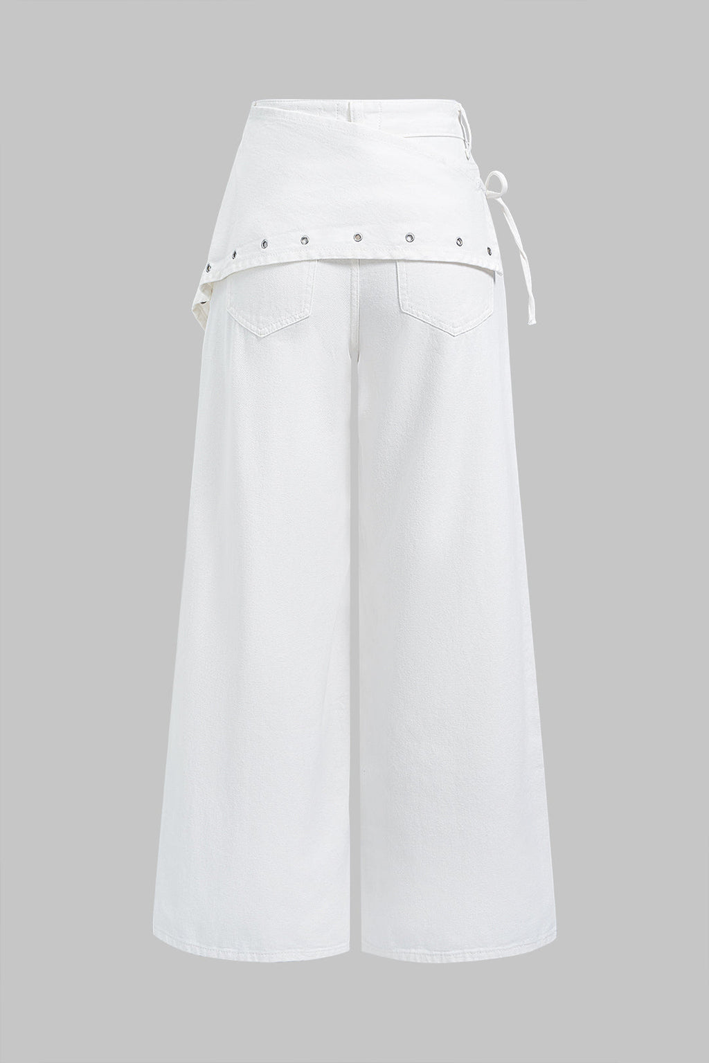 Willa London™ | Asymmetrical Denim Elegance Pants