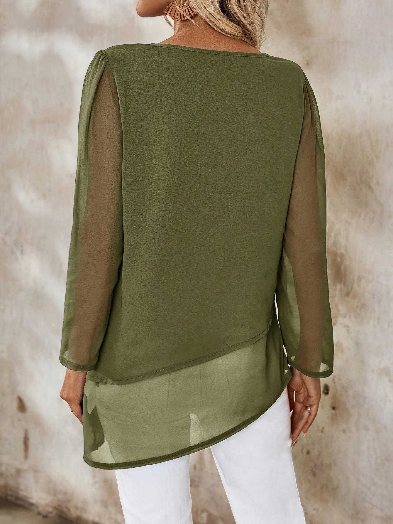 Willa London™ | Corisande Asymmetric Elegance Blouse