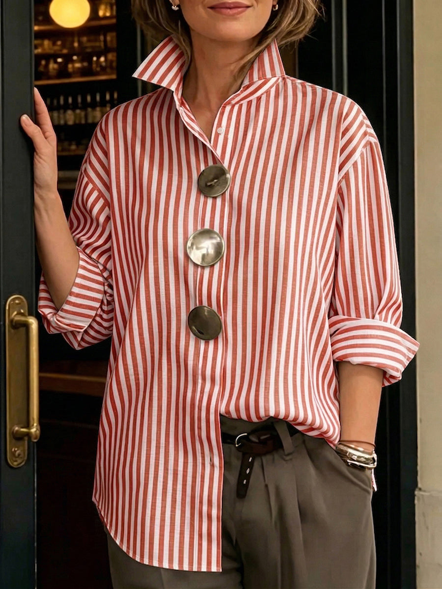 Willa London™ | Striped Elegance Shirt