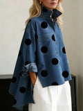 Willa London™ | Modern Polka Dot Oversized Shirt