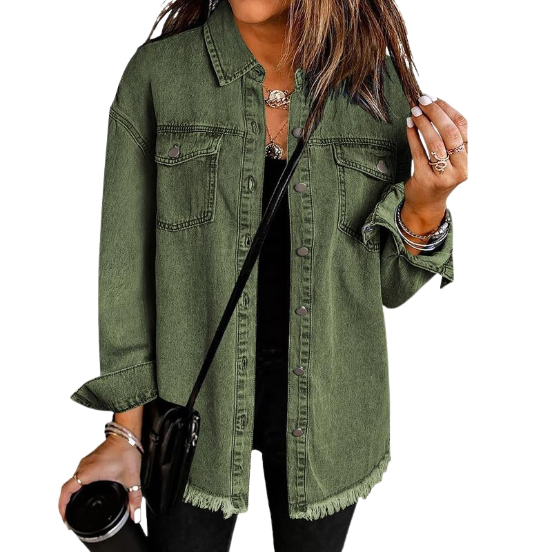Willa London™ | Rebel Fray Denim Jacket