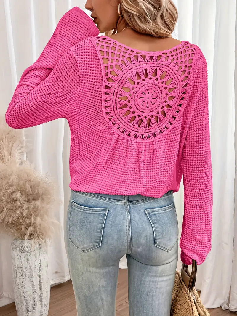 Willa London™ | Ibiza Lace Elegance Blouse