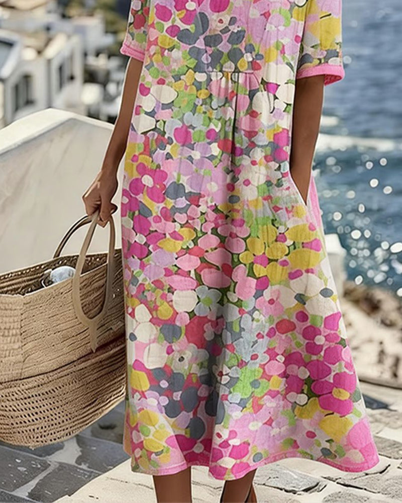Willa London™ | Summer Blossom Midi Dress