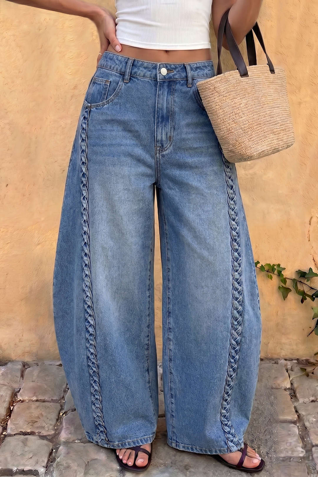 Willa London™ | Effortless Denim Barrel Jeans