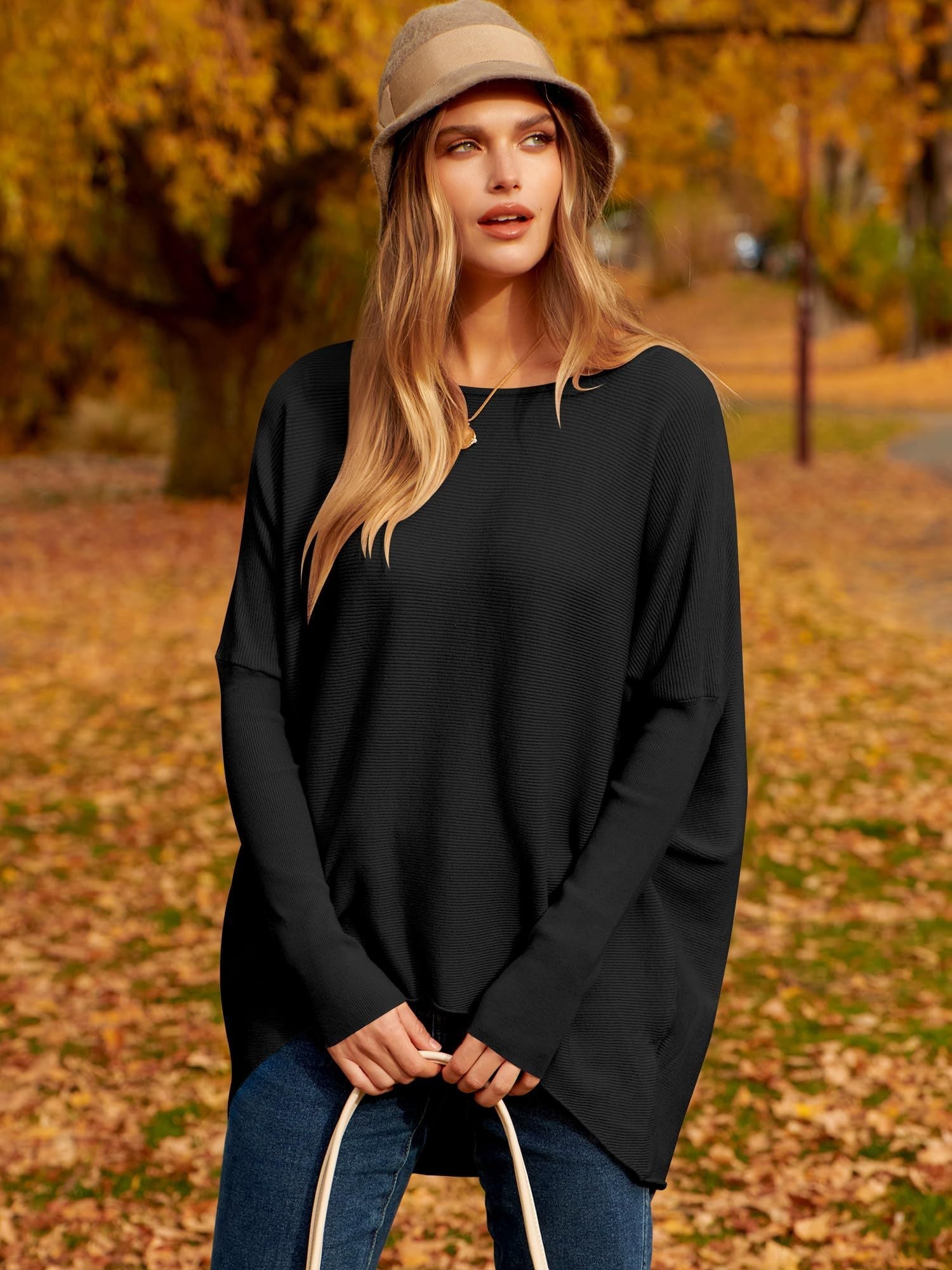 Willa London™ | Asymmetric Comfort Knit Sweater
