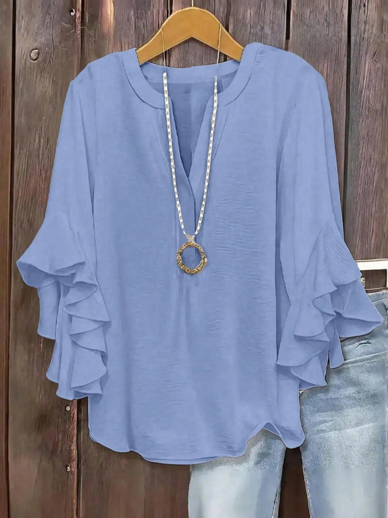 Willa London™ | Serene V-Neck Blouse