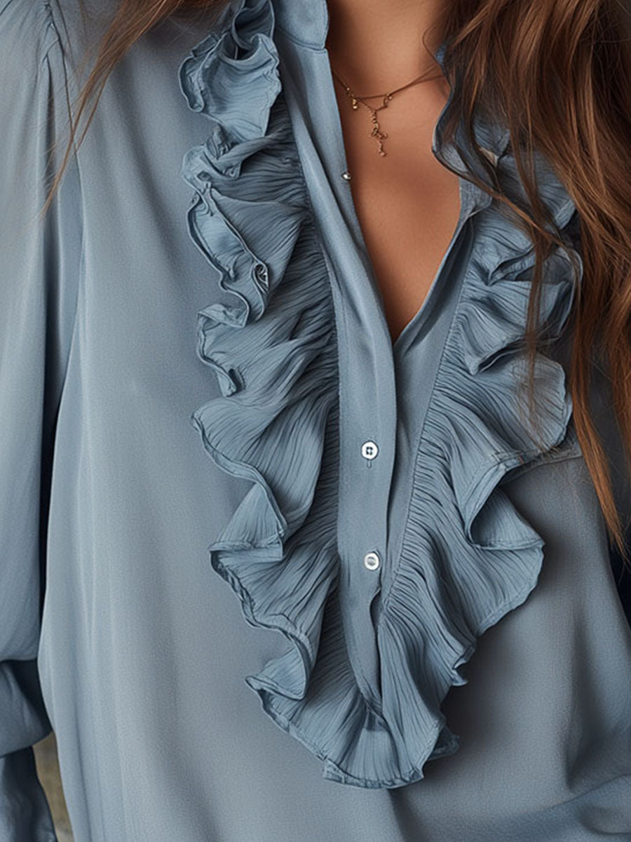 Willa London™ | Celestial Ruffle Blouse
