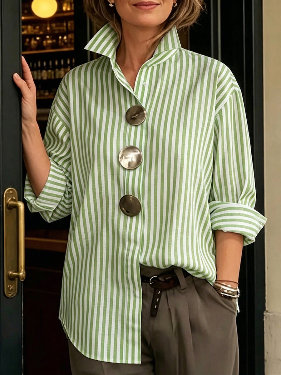 Willa London™ | Striped Elegance Shirt