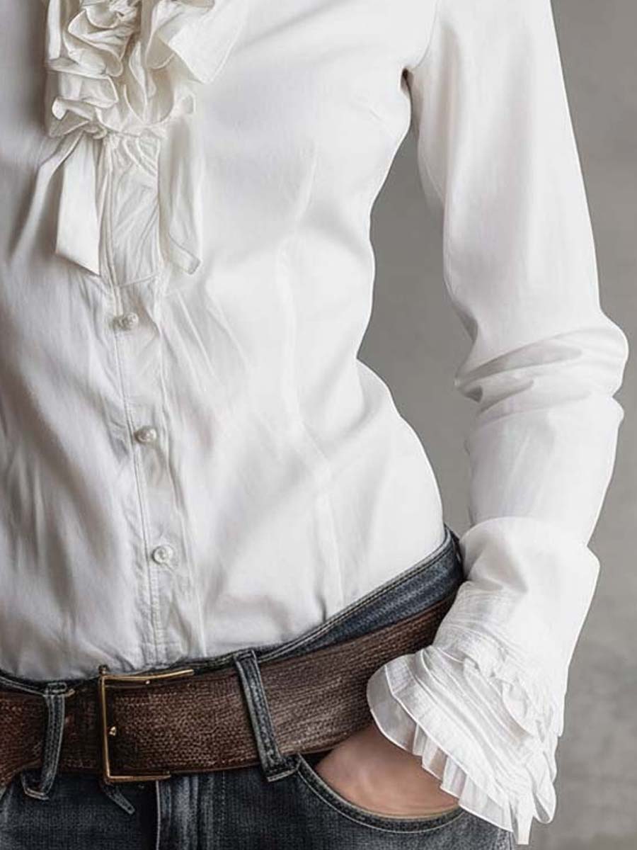 Willa London™ | Ruffle Elegance Blouse