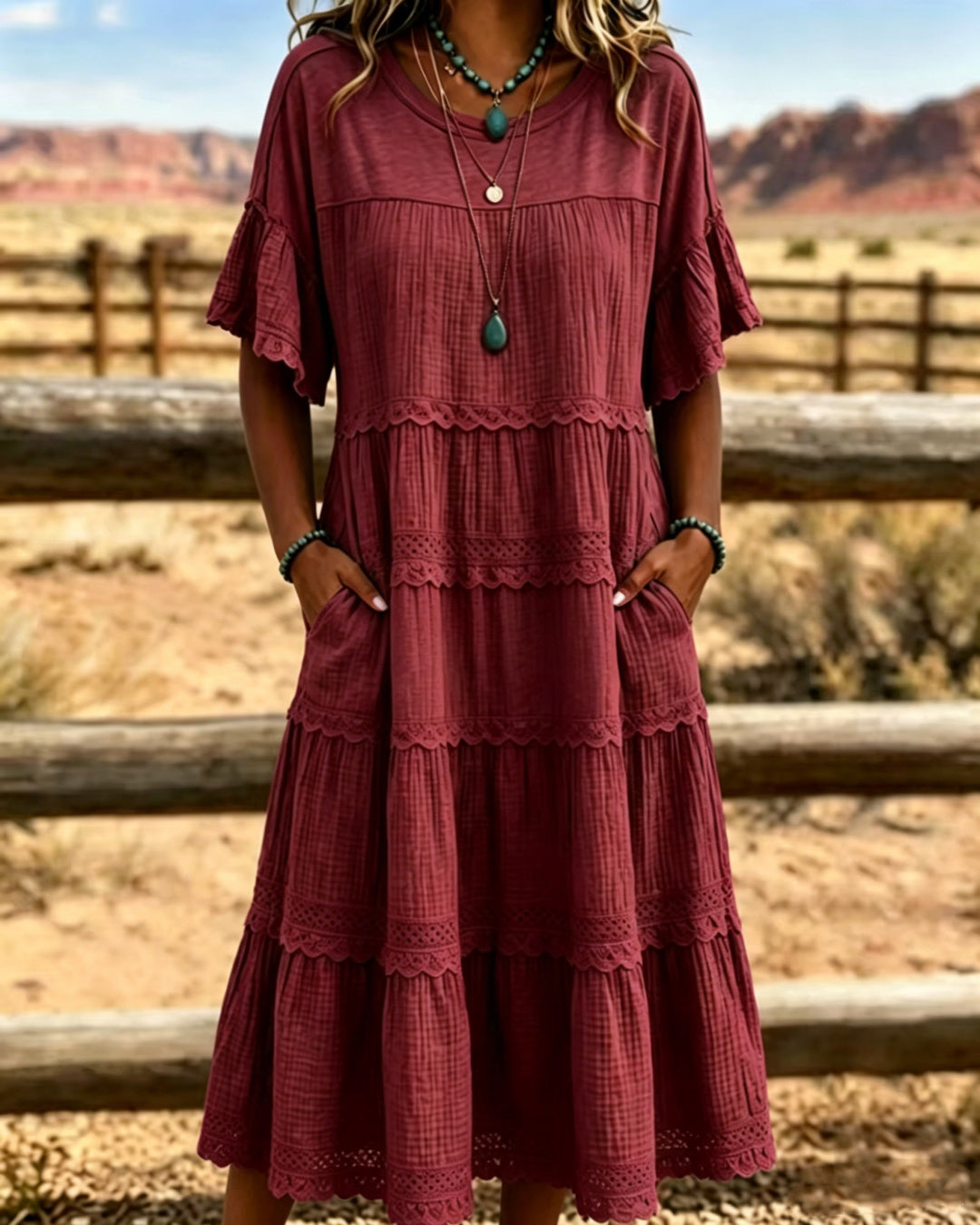 Willa London™ | Rosalynne Vintage Midi Dress