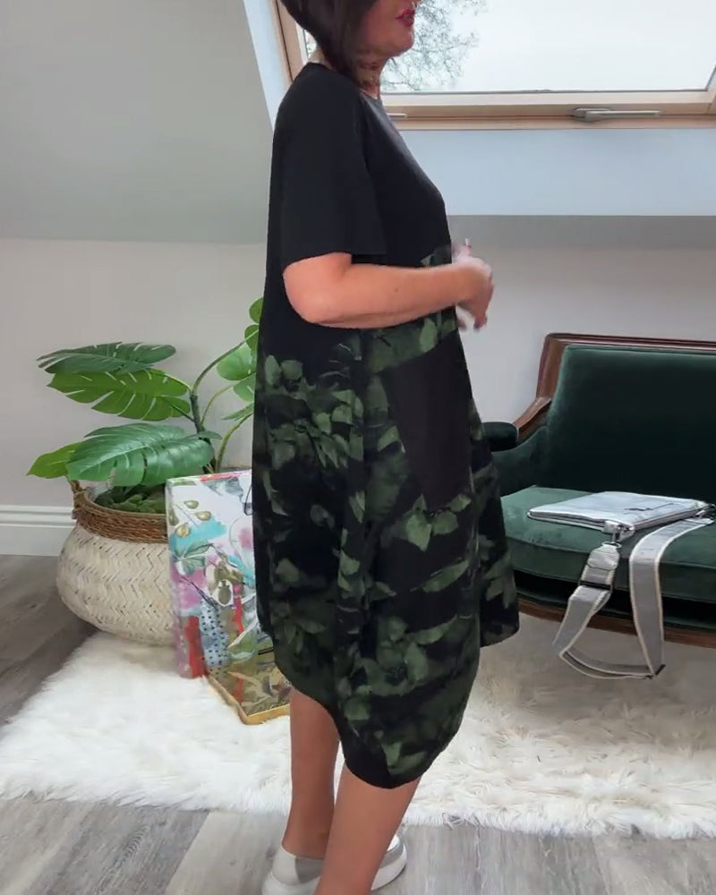 Willa London™ | Floral Patchwork Casual Dress