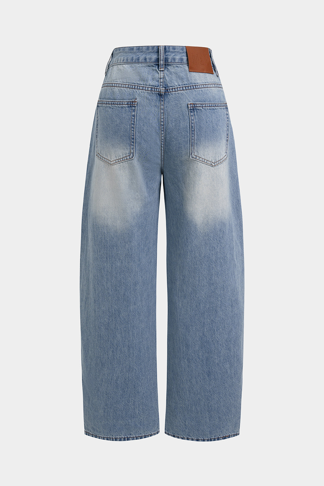 Willa London™ | Asymmetrical Fray Wide Leg Jeans
