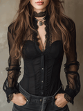 Willa London™ | Lace Elegance Corset Blouse