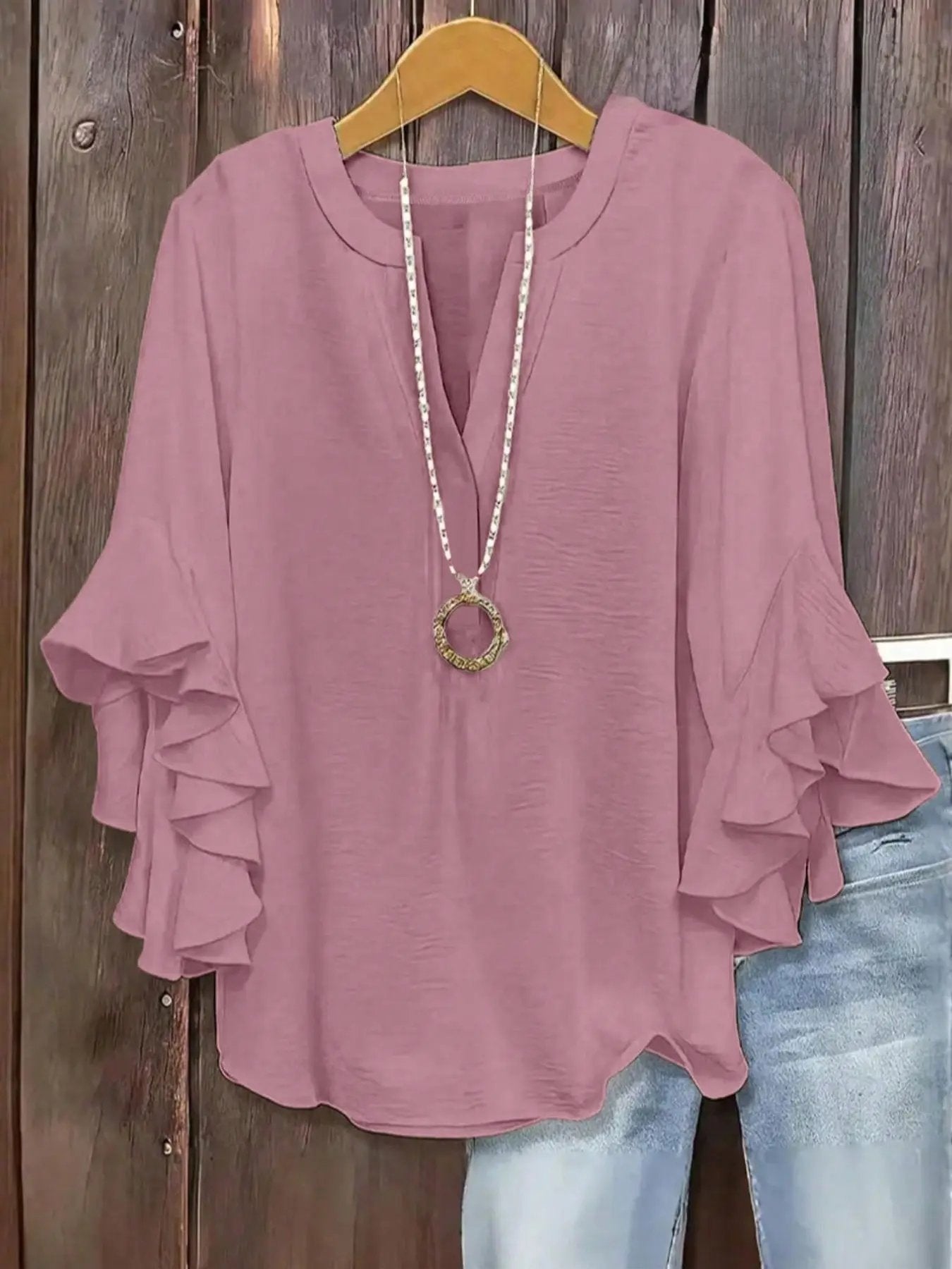 Willa London™ | Serene V-Neck Blouse