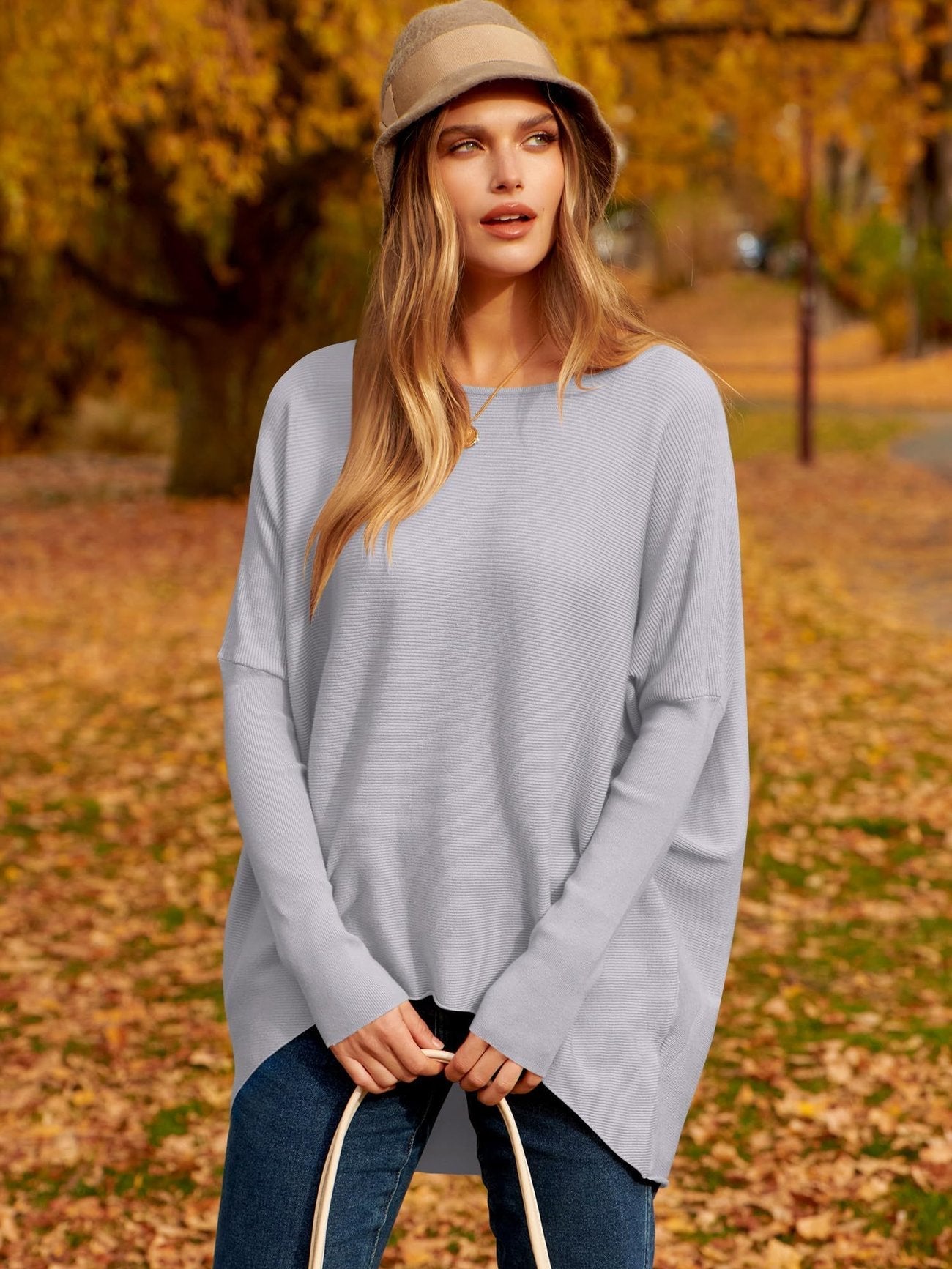 Willa London™ | Asymmetric Comfort Knit Sweater
