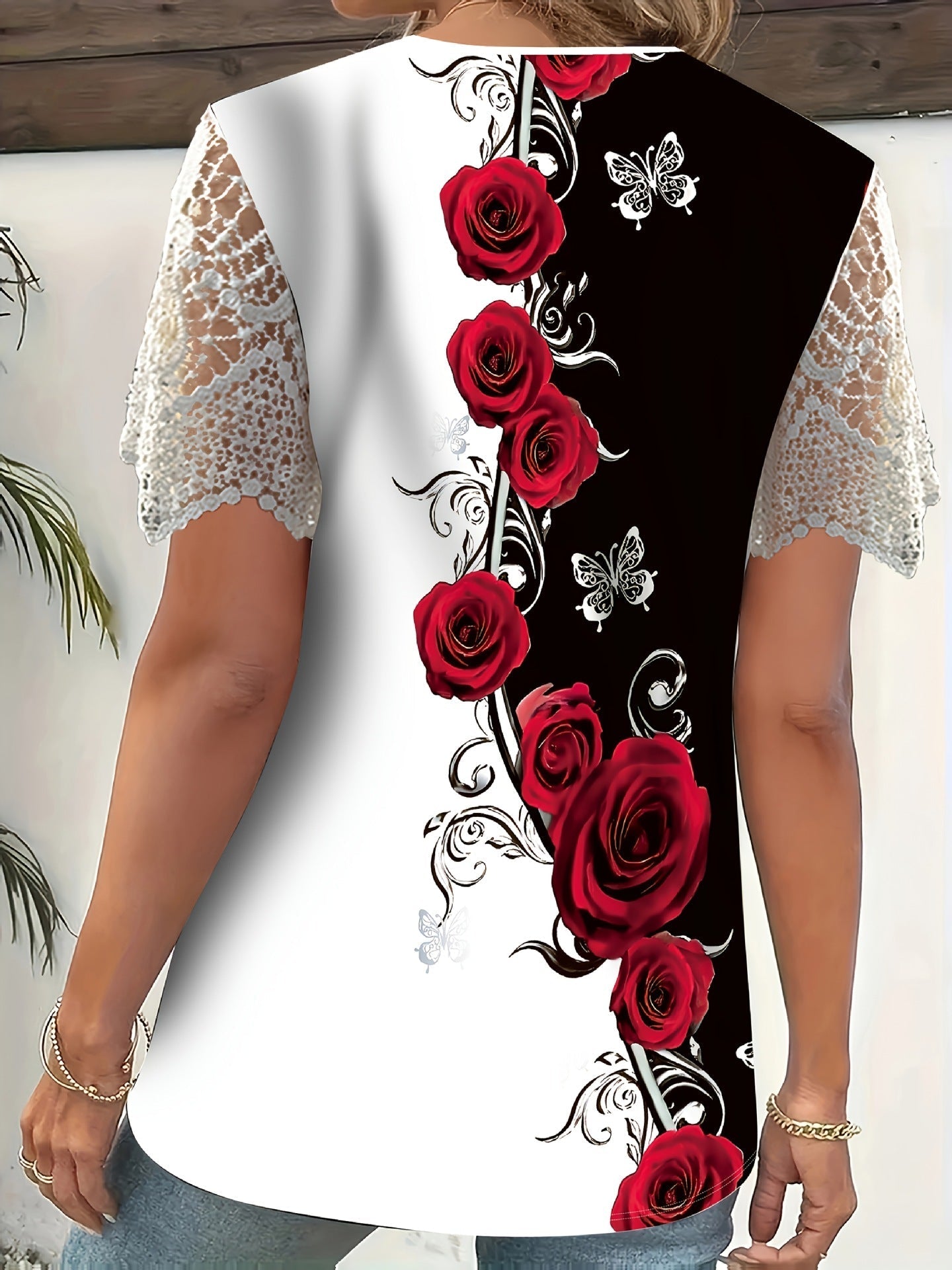 Willa London™ | Floral Lace Elegance Top