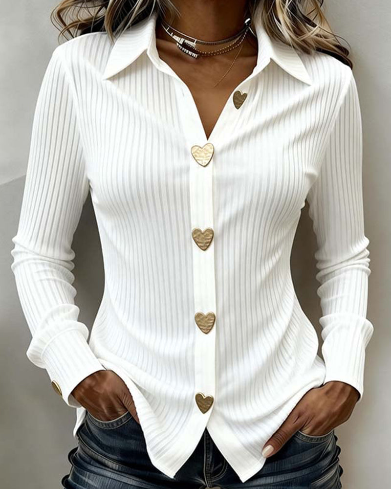 Willa London™ | Heartfelt Elegance Shirt
