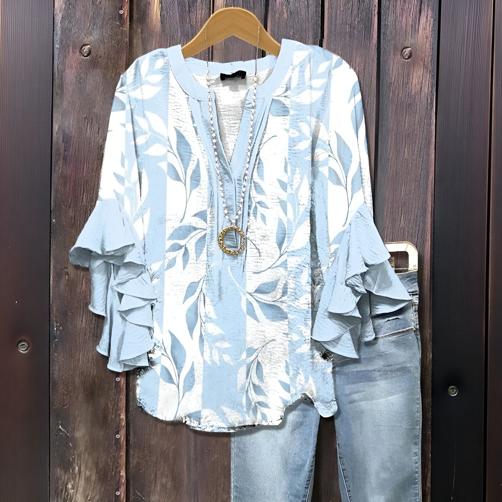 Willa London™ | Serene Leaf Blouse