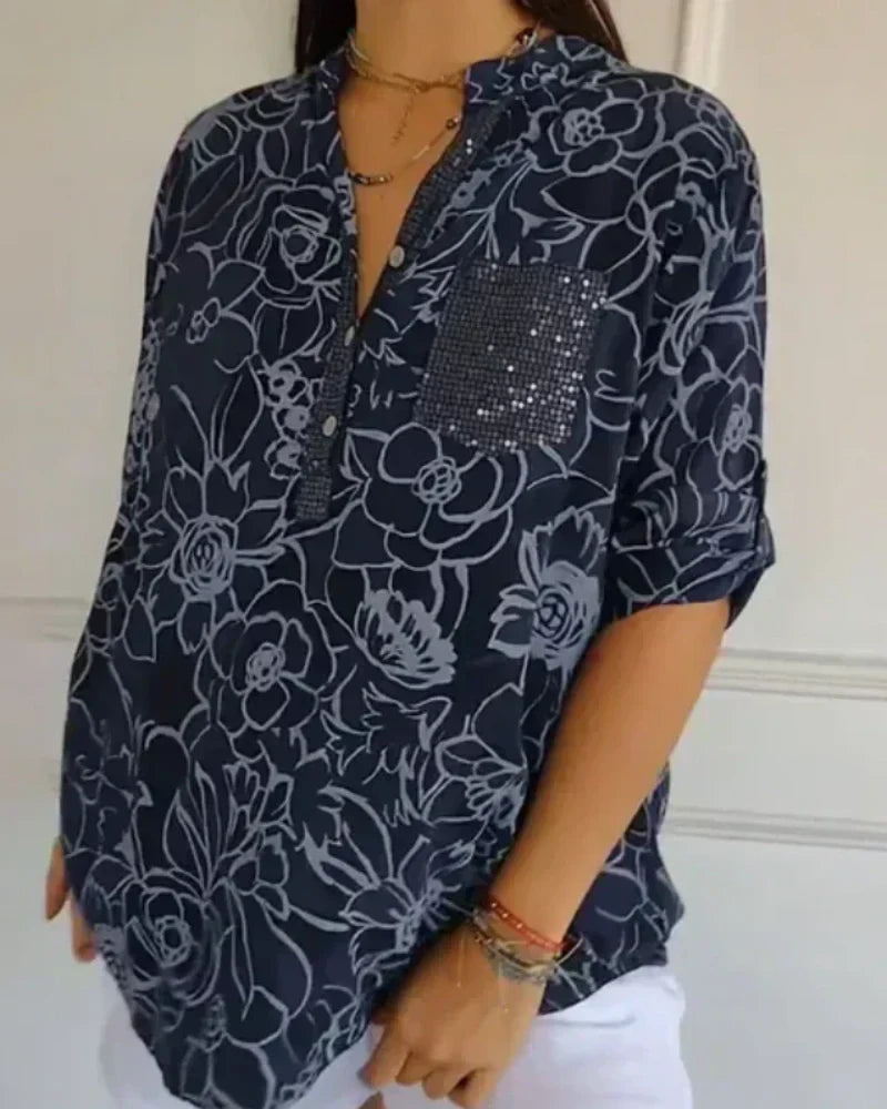 Willa London™ | Floral Elegance Blouse