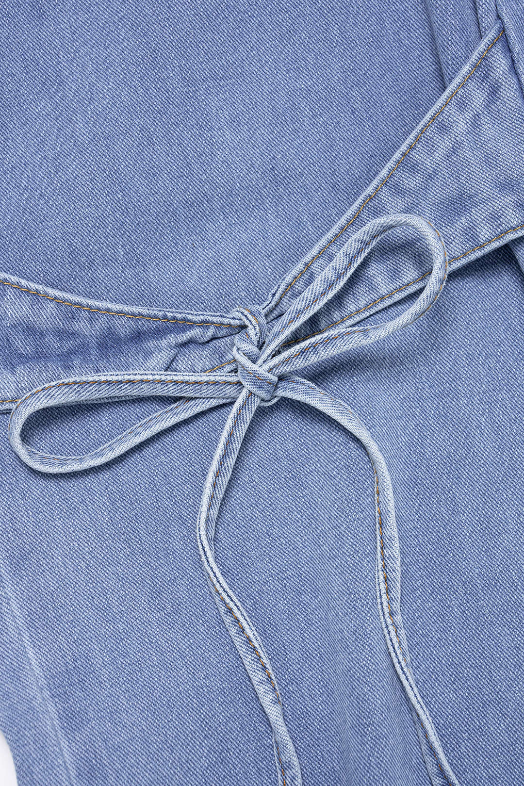 Willa London™ | Bow Tie-Up Denim Trousers
