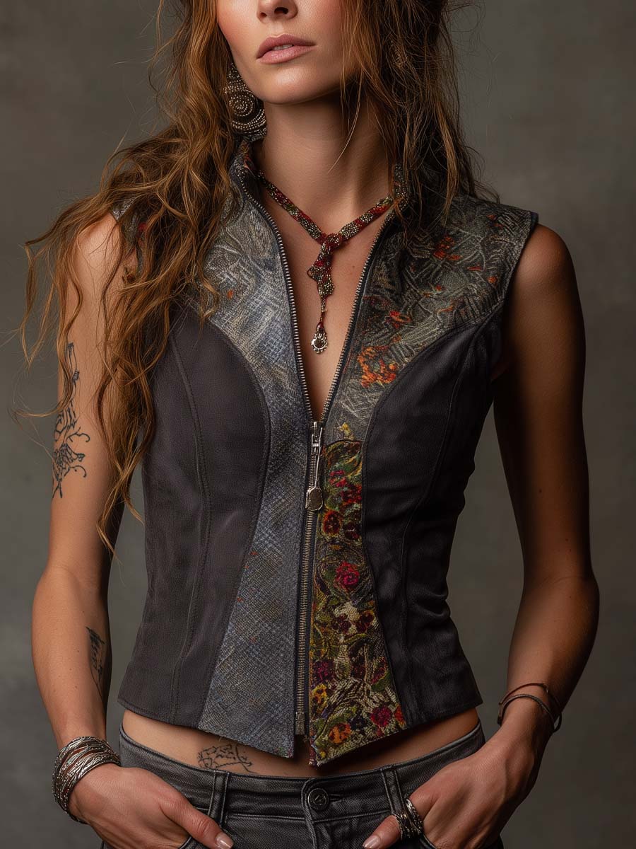 Willa London™ | Vintage Charm Eco-Suede Vest