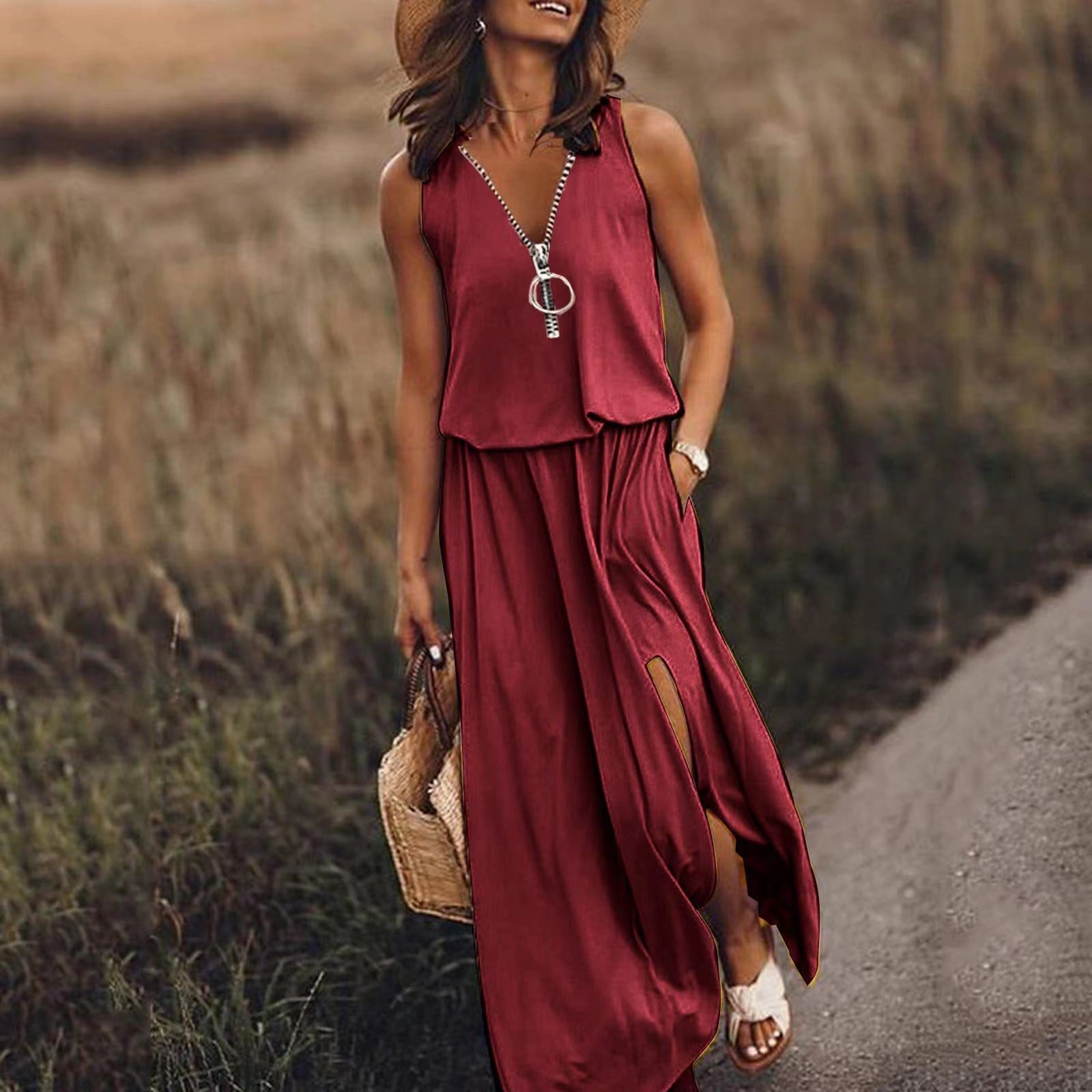 Willa London™ | Serene Elegance Maxi Dress