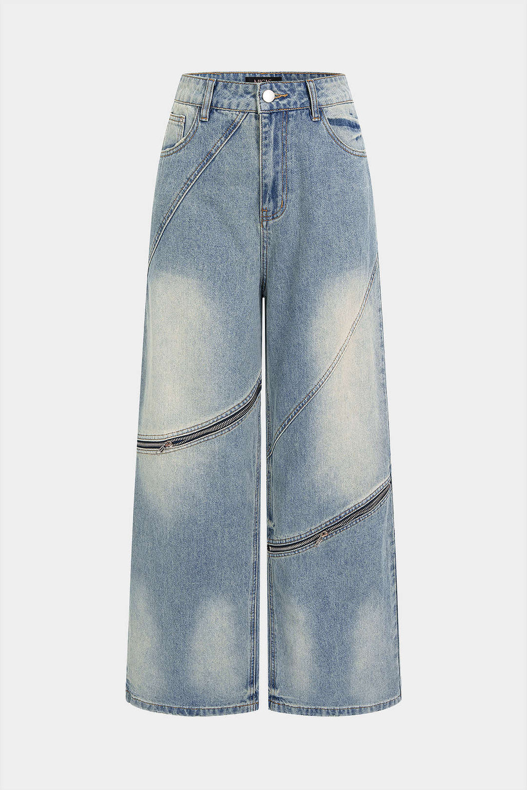 Willa London™ | Asymmetrical Luxe Denim Jeans