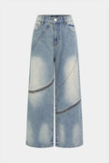 Willa London™ | Asymmetrical Luxe Denim Jeans