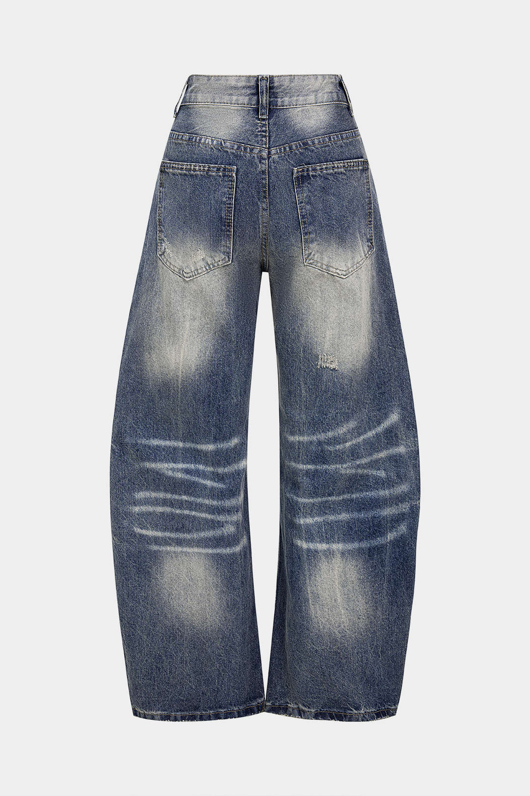 Willa London™ | Asymmetrical Luxe Denim Trousers