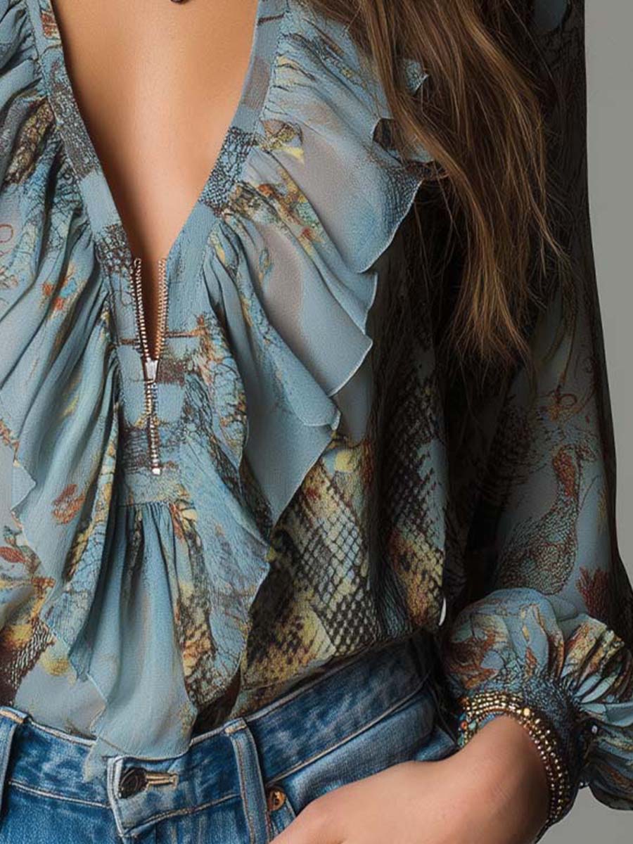 Willa London™ | Ethereal Ruffle Blouse