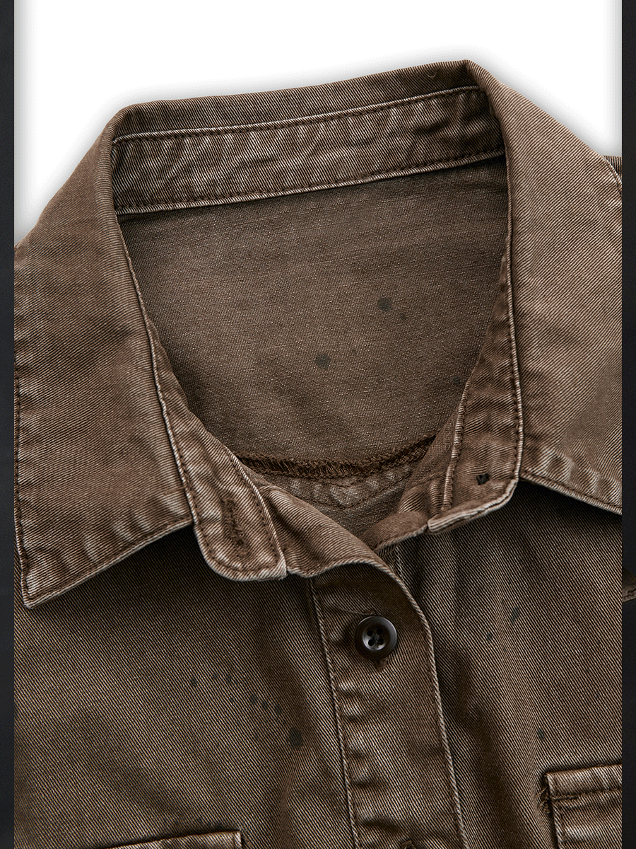 Willa London™ | Heritage Taupe Western Shirt